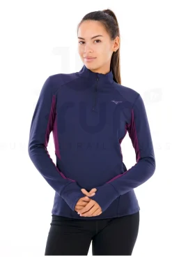 Mizuno Active Warmalite 1/2 Zip femme^Femme Manches Longues