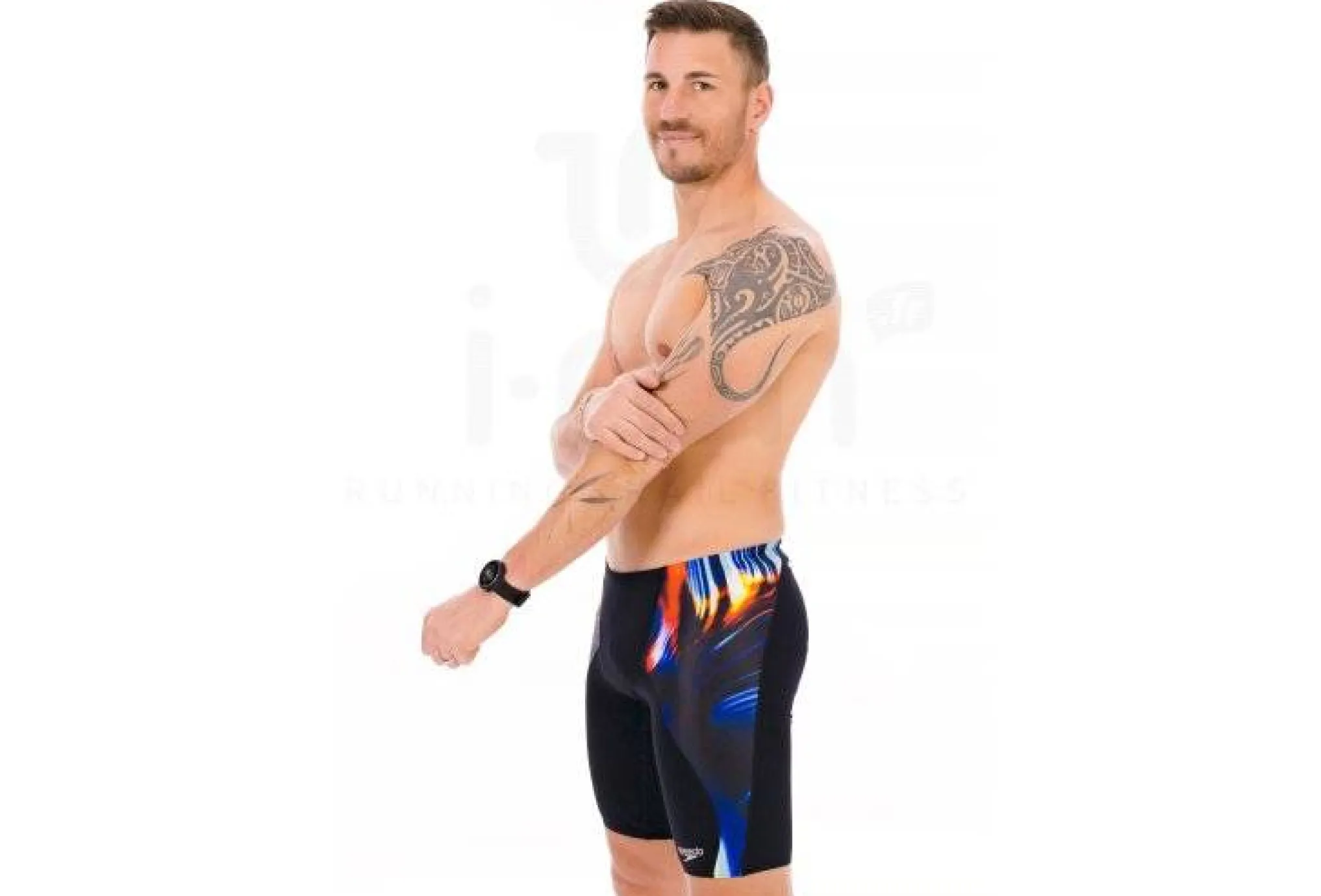 Speedo Allover Digital V-Cut^Homme Natation