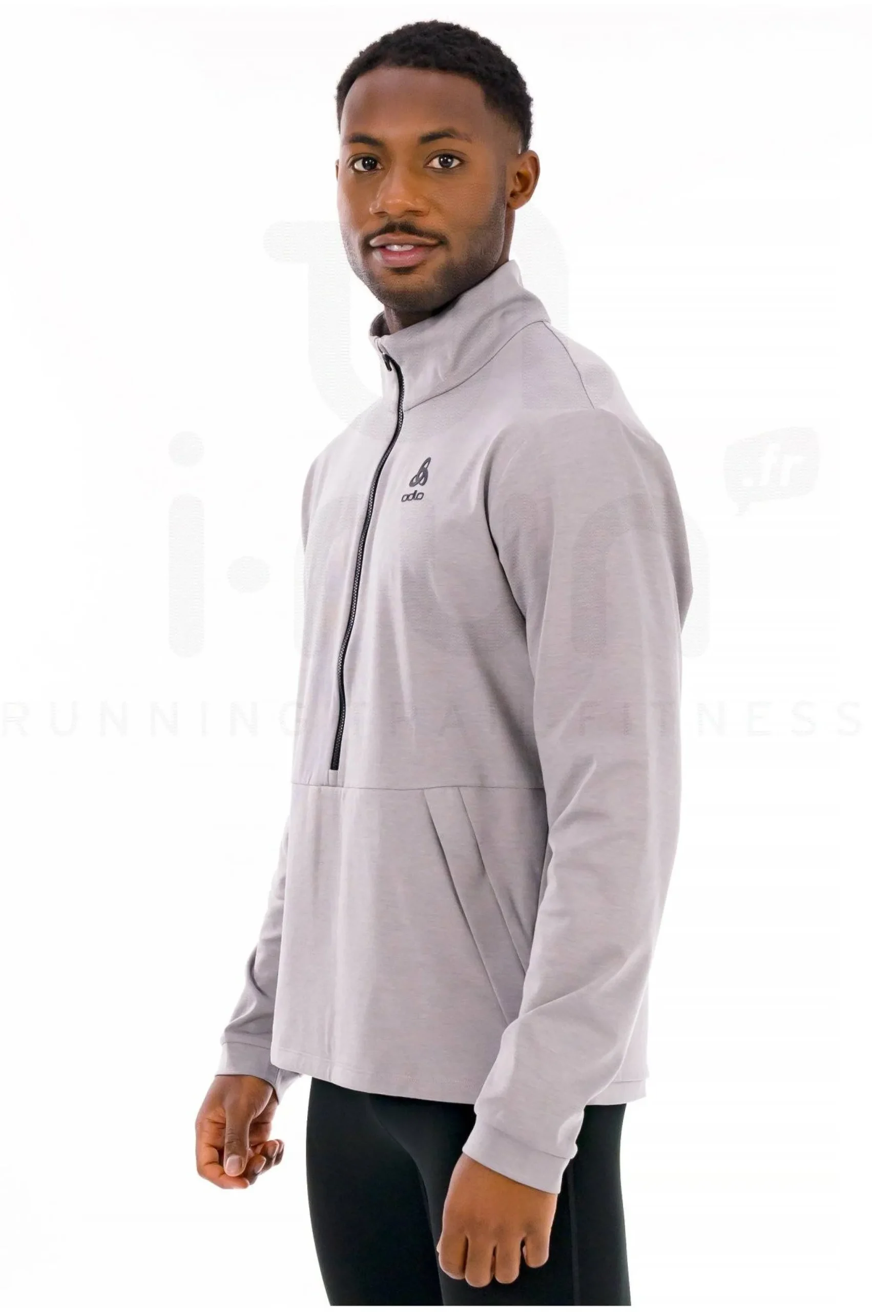 Odlo Ascent 365 1/2 Zip^Homme Manches Longues