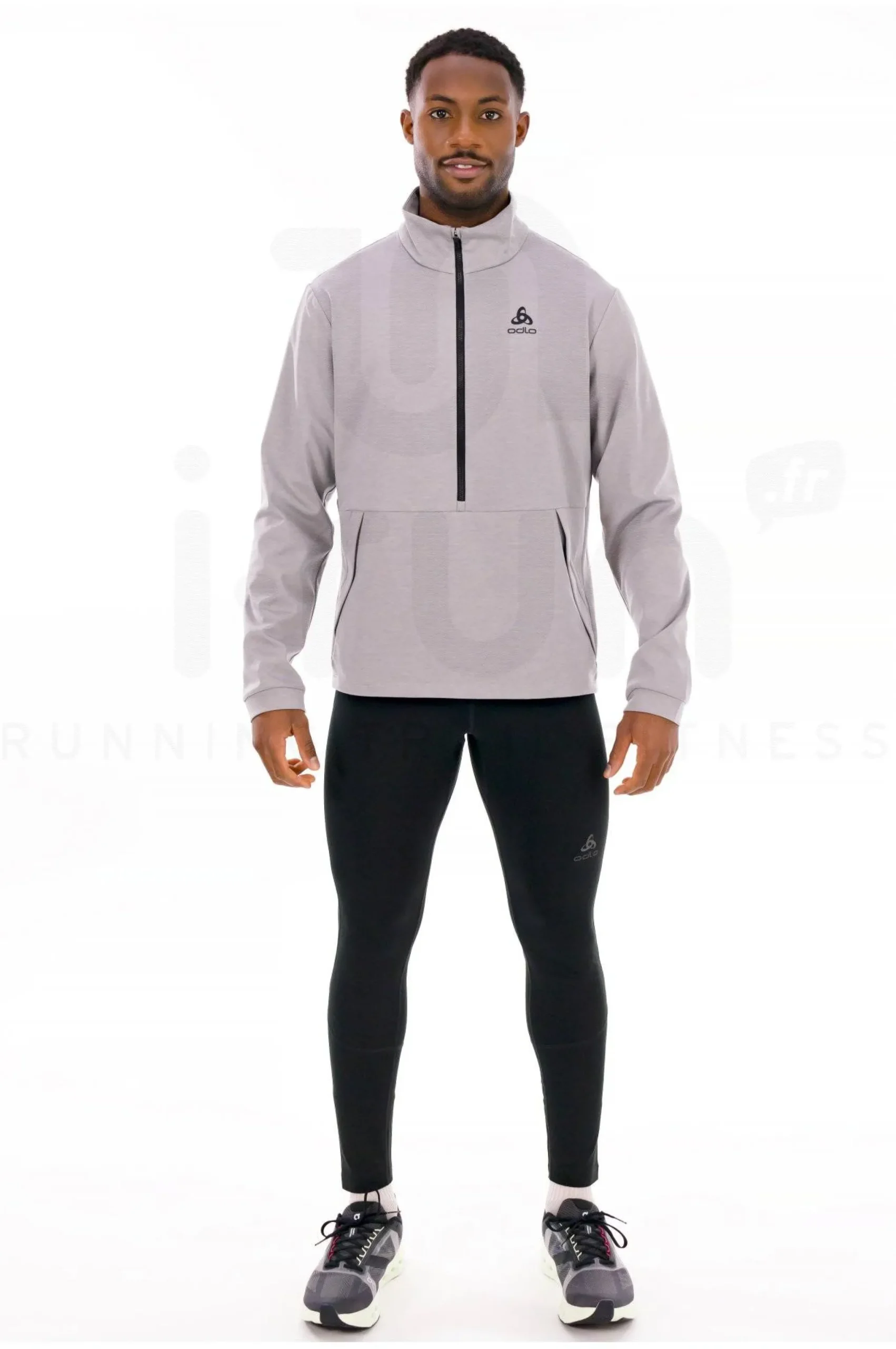 Odlo Ascent 365 1/2 Zip^Homme Manches Longues