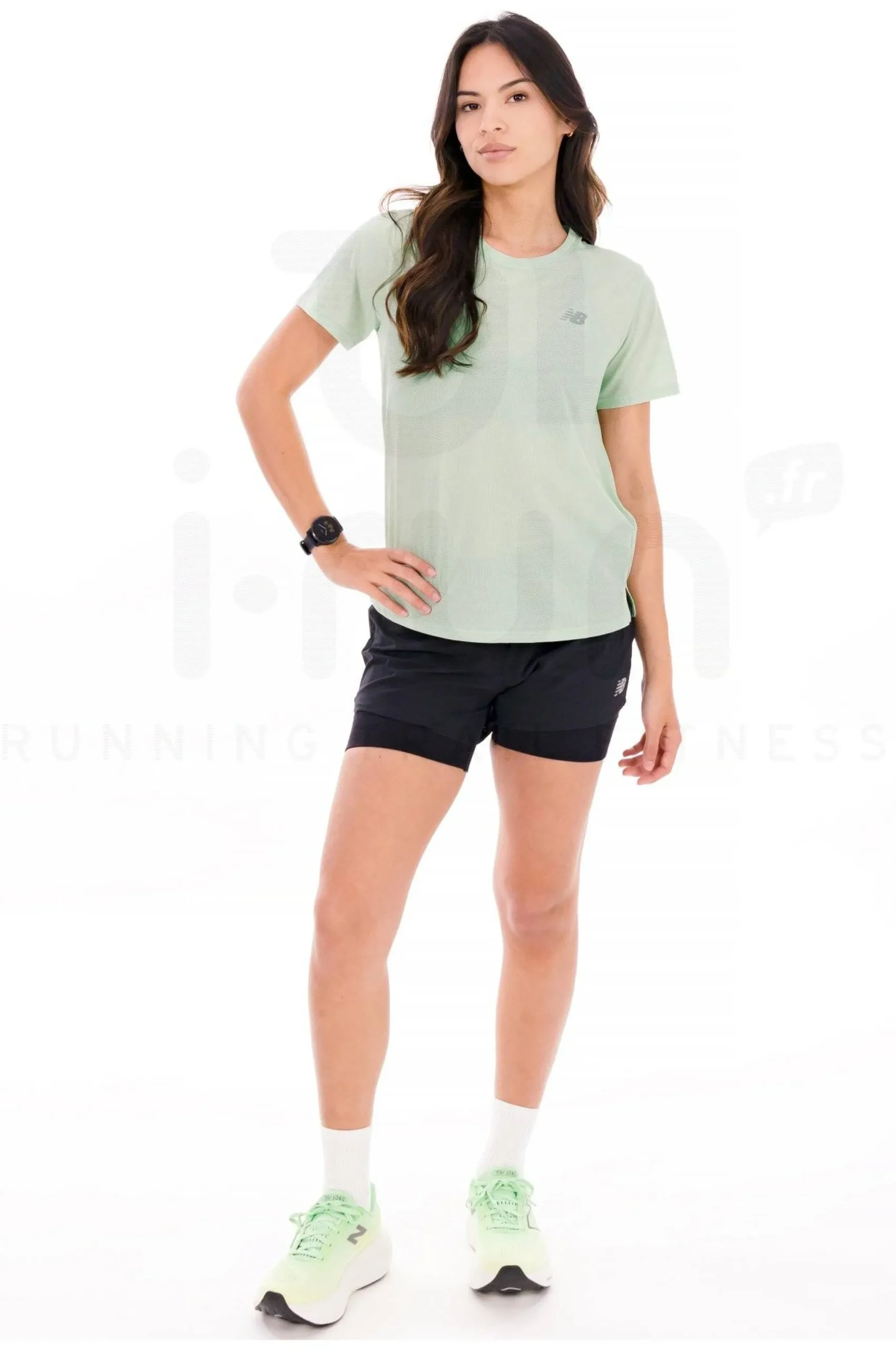 New Balance Athletics femme^Femme Manches Courtes