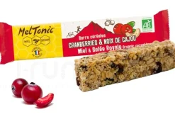 MelTonic Barre céréales Bio - Cranberries et noisettes grillées^ Barres