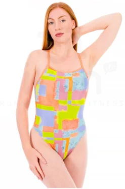 Speedo Club Training Allover V-Back^Femme Natation