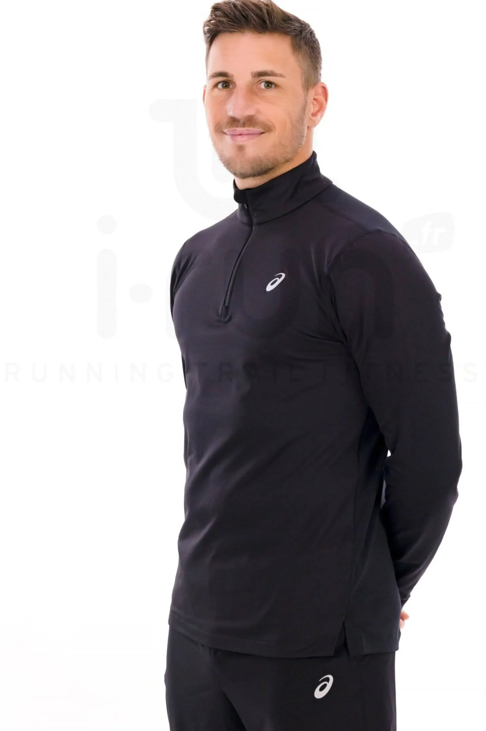 Asics Core LS 1/2 Zip^Homme Manches Longues