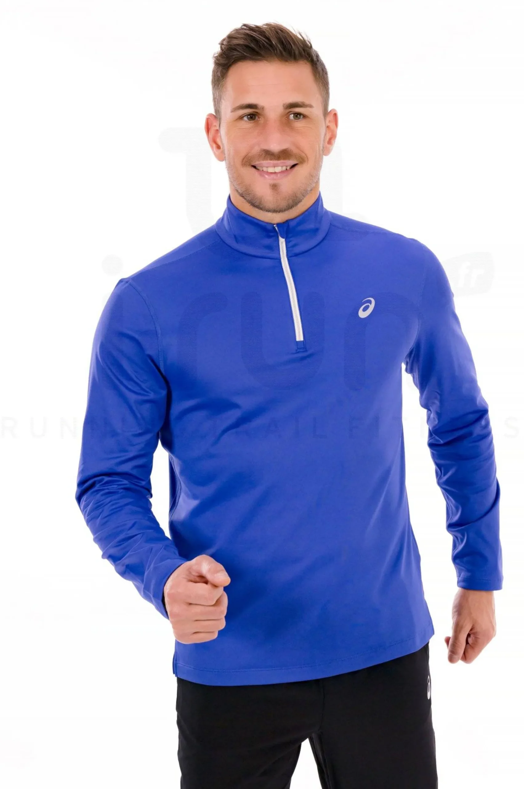 Asics Core LS 1/2 Zip^Homme Manches Longues