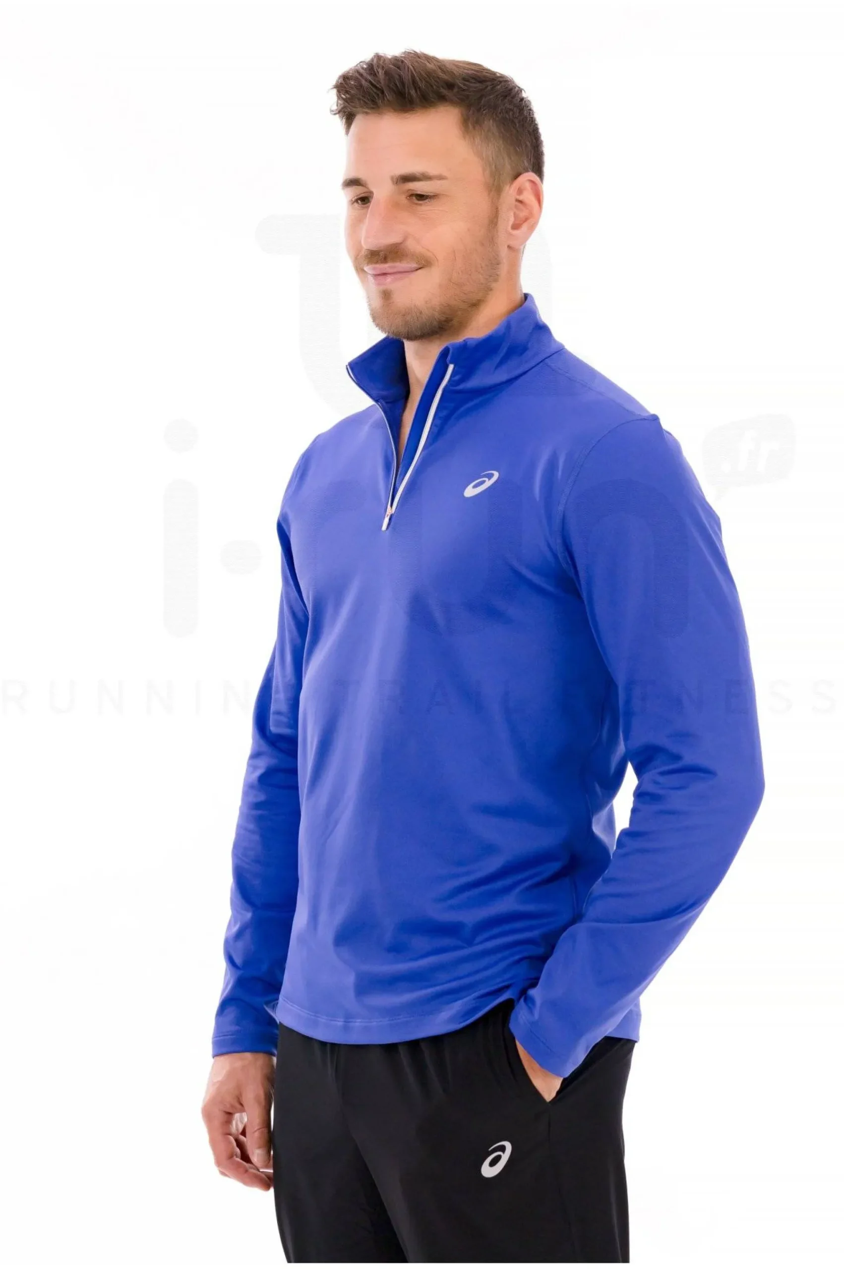 Asics Core LS 1/2 Zip^Homme Manches Longues