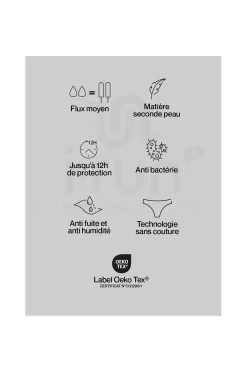 Smoon Culotte menstruelle - Flux moyen femme^Femme Sous-Vêtements