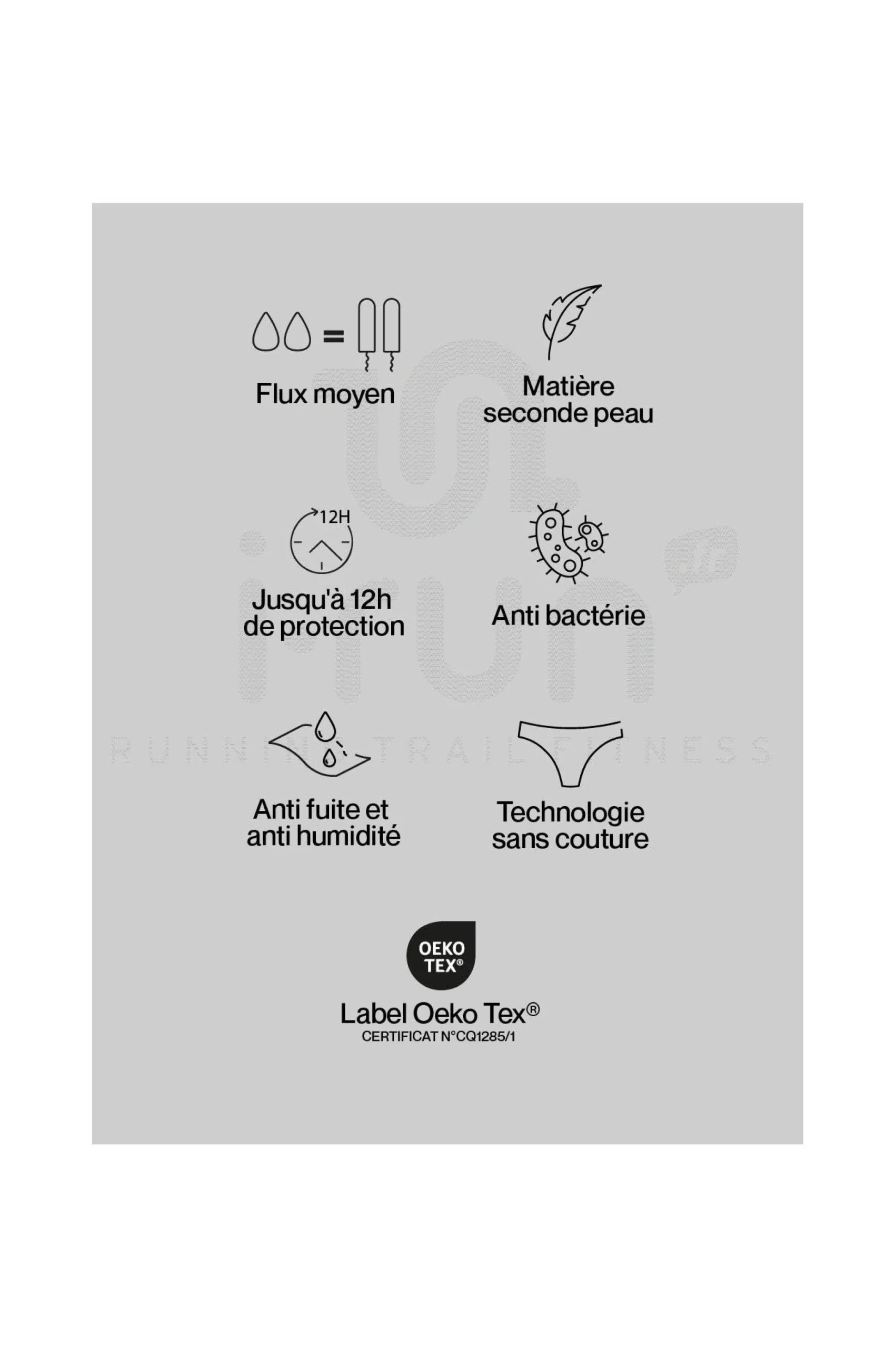 Smoon Culotte menstruelle - Flux moyen femme^Femme Sous-Vêtements