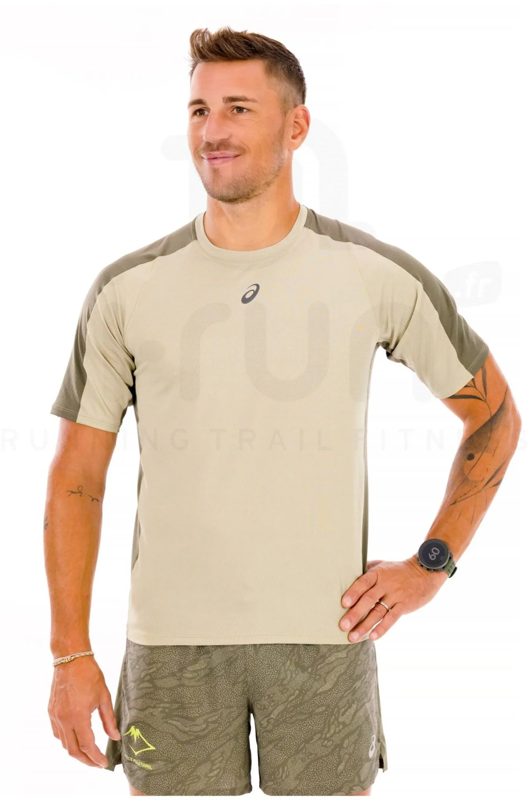 Asics Fujitrail Elite^Homme Manches Courtes