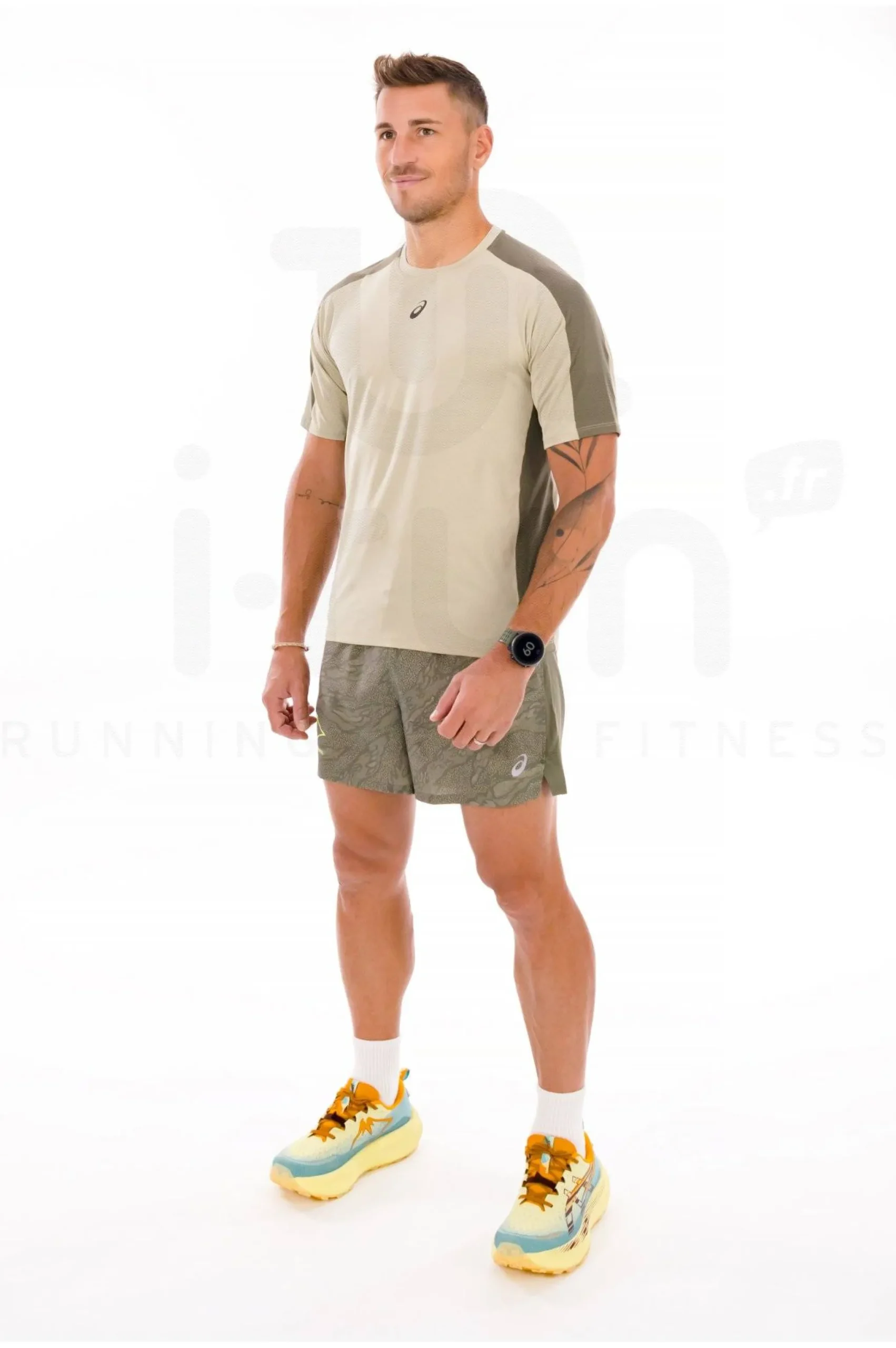 Asics Fujitrail Elite^Homme Manches Courtes