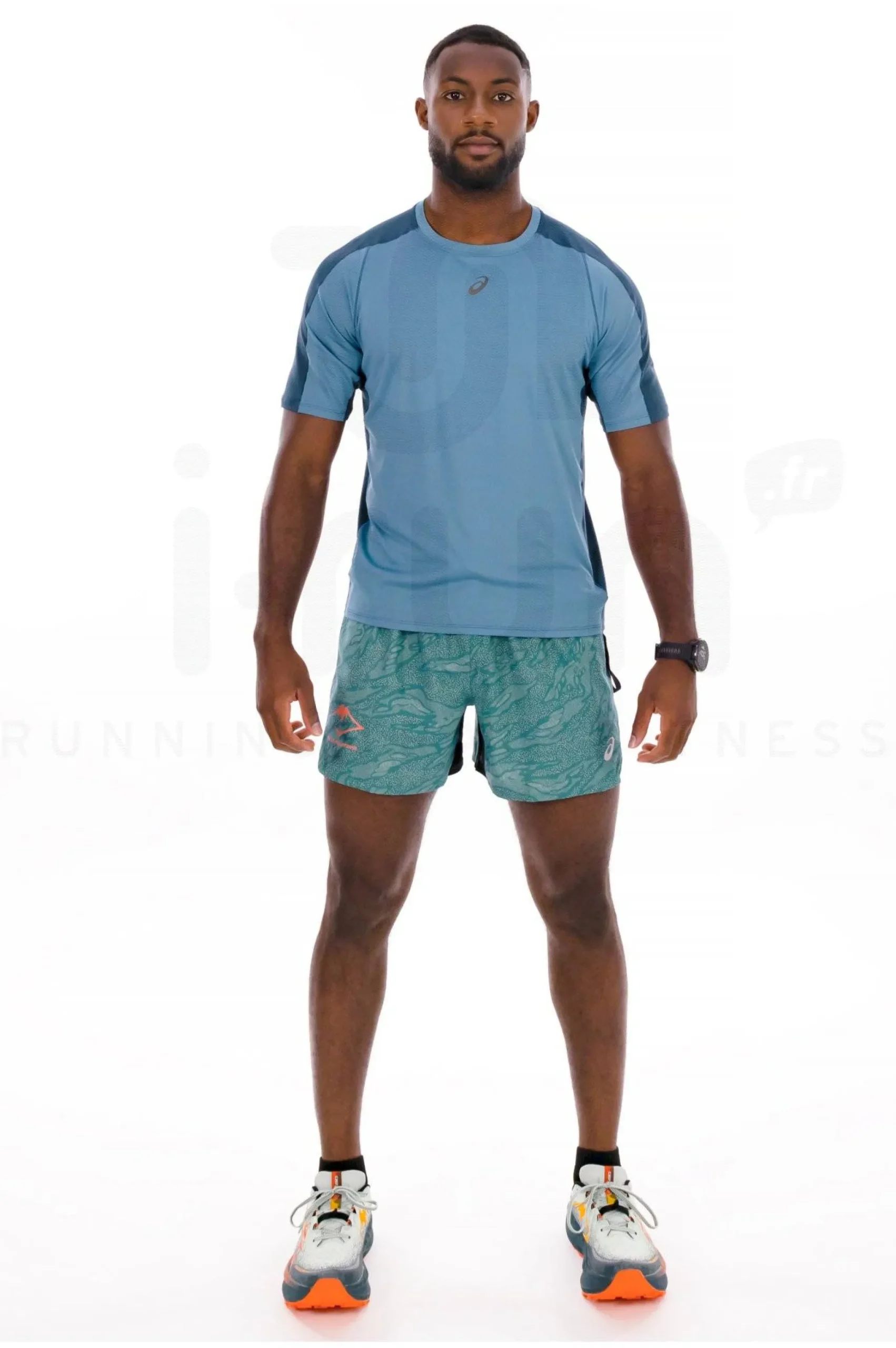 Asics Fujitrail Elite^Homme Manches Courtes
