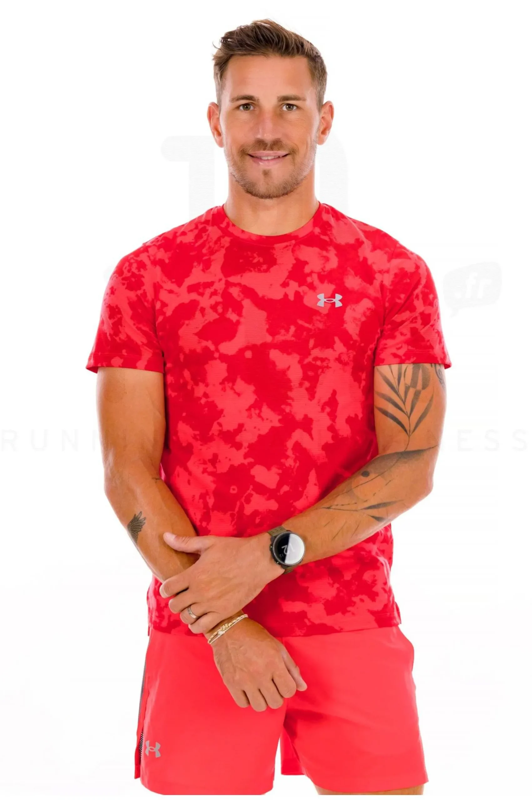 Under Armour Launch^Homme Manches Courtes