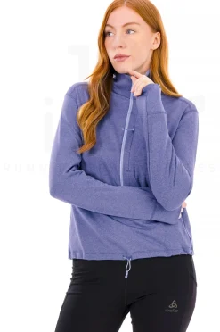 Odlo Mid Layer 1/2 Zip Roy femme^Femme Polaires