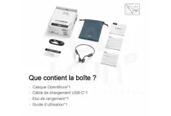 Shokz OpenMove^ Casques / Casques À Conduction Osseuse / Écouteurs