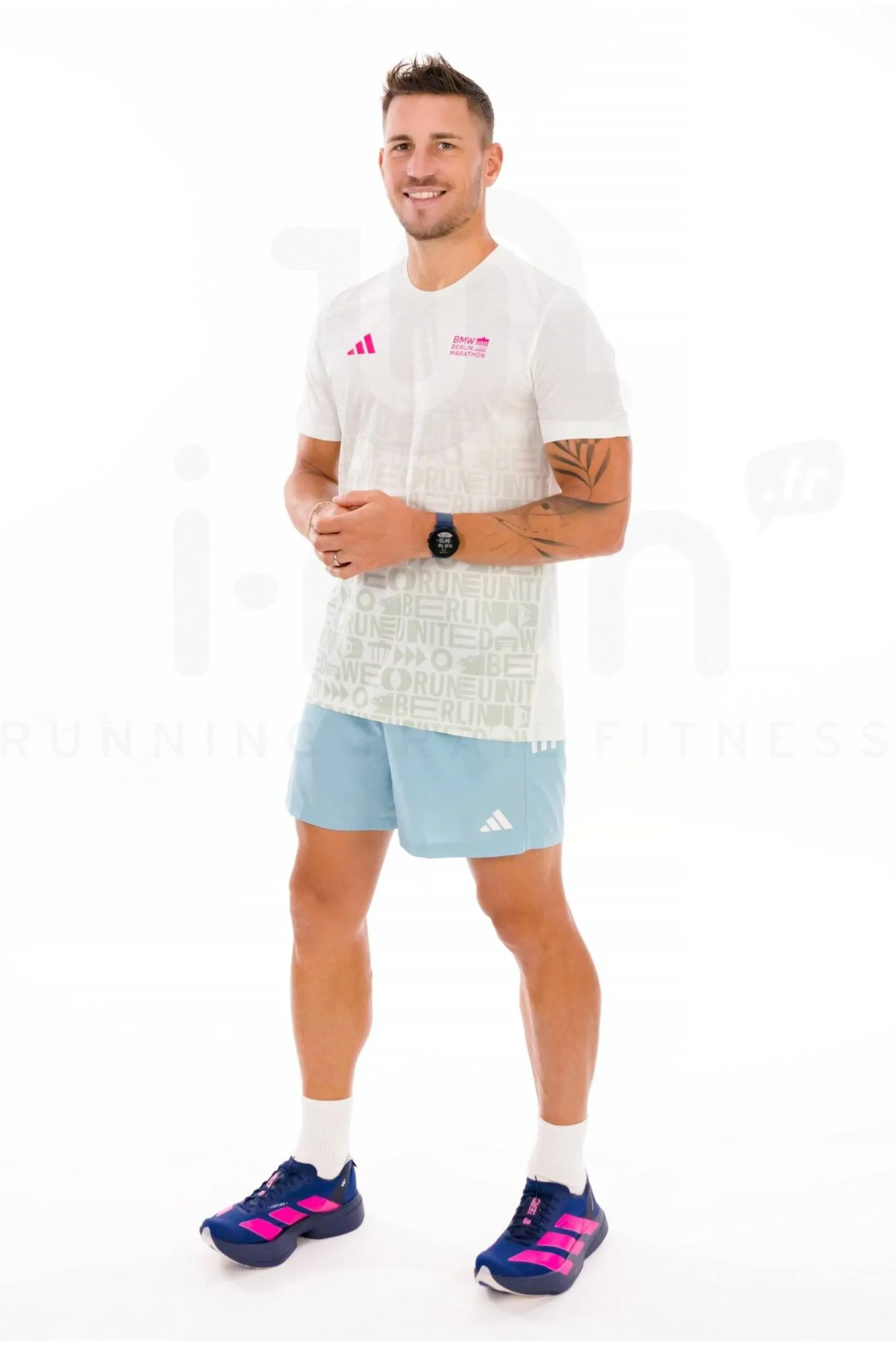 adidas Own The Run^Homme Manches Courtes