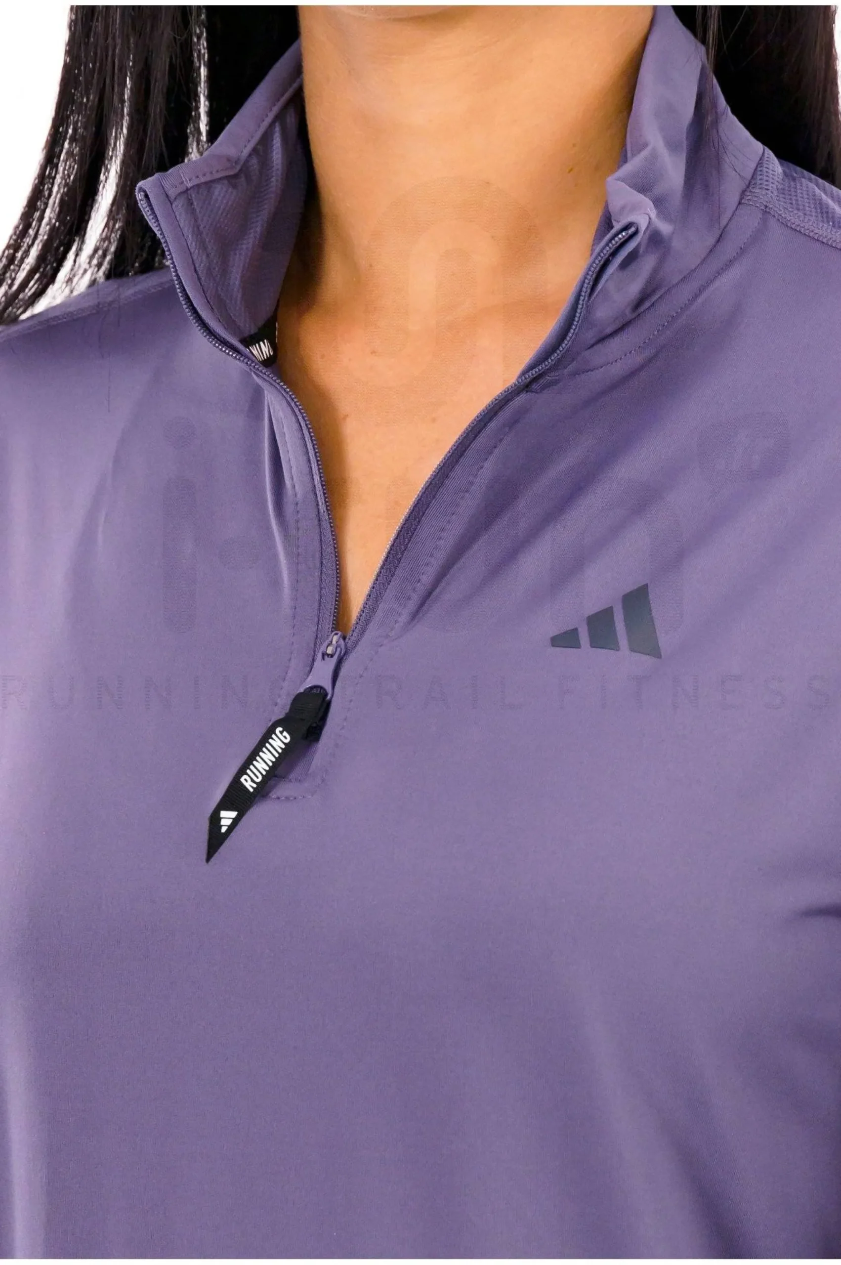 adidas Own The Run 1/2 zip femme^Femme Manches Longues