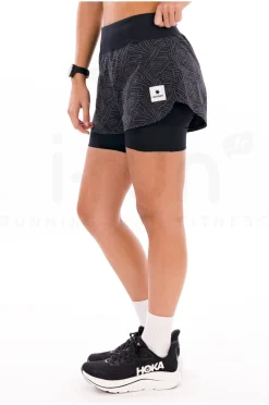 Saysky Pace 2 en 1 femme^Femme Shorts / Cuissards / Jupes