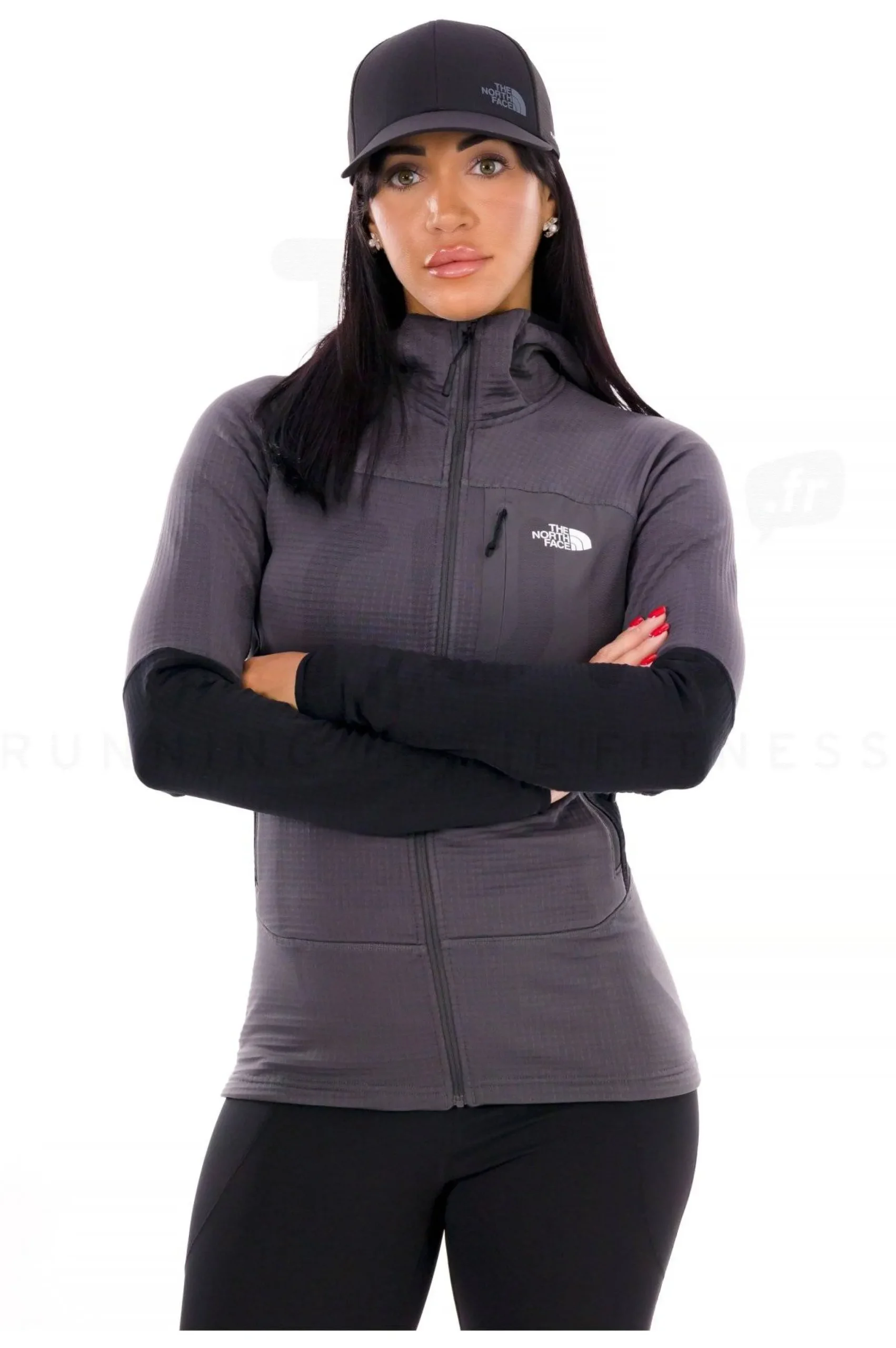 The North Face Polartec Powergrid Stormgap femme^Femme Vestes & Coupe Vent
