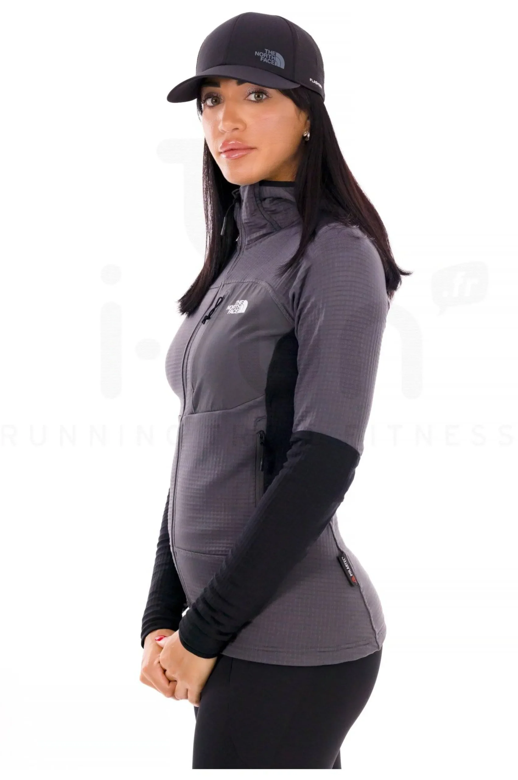 The North Face Polartec Powergrid Stormgap femme^Femme Vestes & Coupe Vent