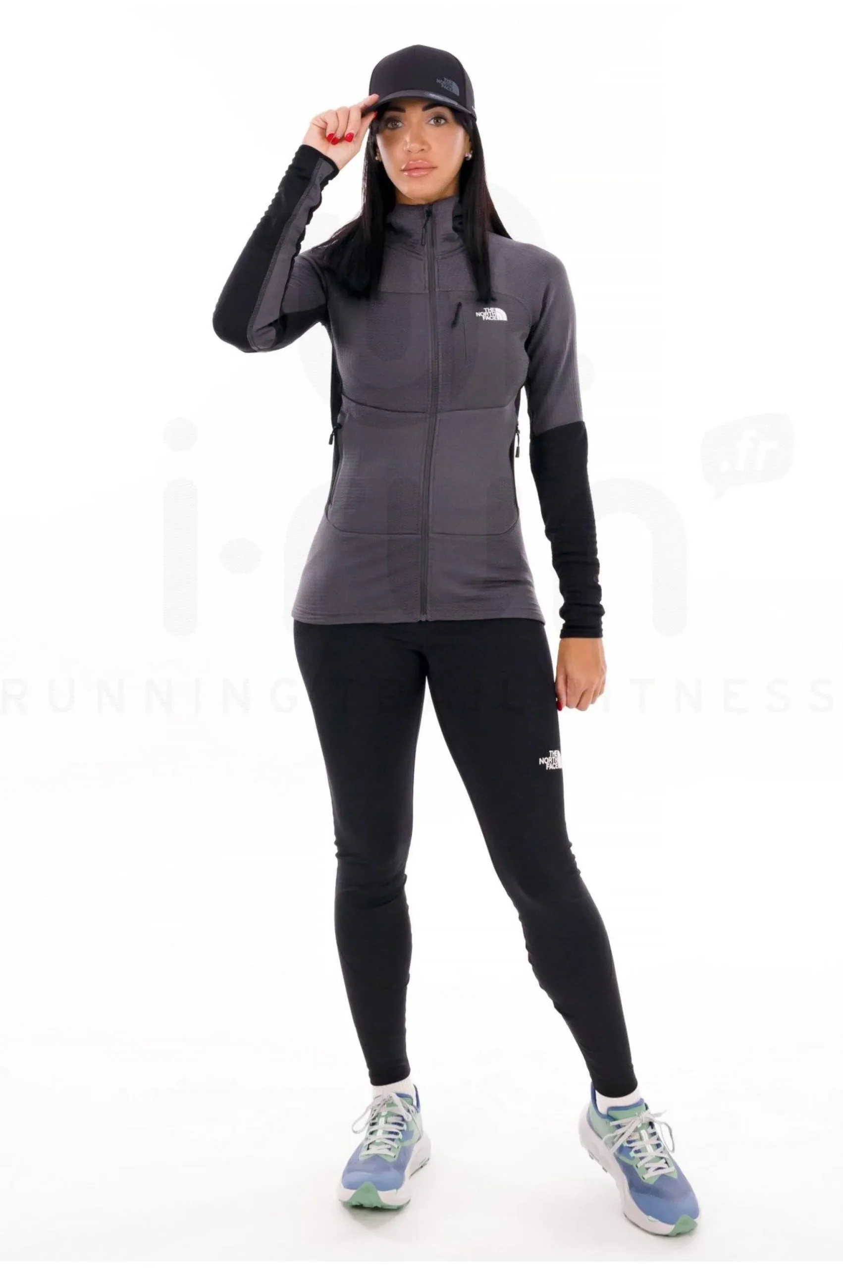 The North Face Polartec Powergrid Stormgap femme^Femme Vestes & Coupe Vent