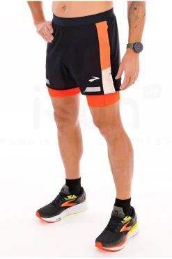 Brooks Run Visible 2 en 1 2.0^Homme Shorts / Cuissards