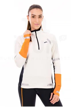 Brooks Run Visible 1/2 Zip 2.0 femme^Femme Manches Longues