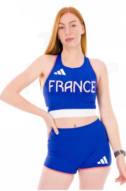 adidas Team France Crop Top femme^Femme Équipe De France